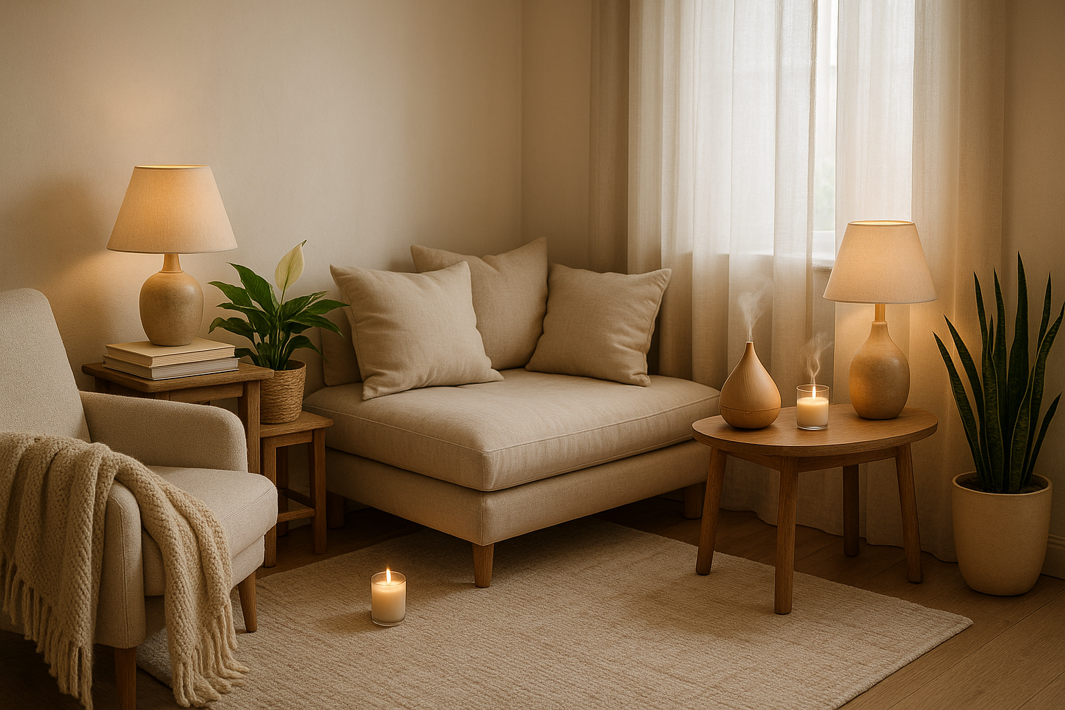 how to curate a relaxing space