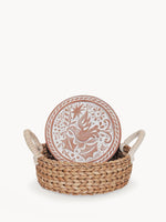 Load image into Gallery viewer, Bread Warmer &amp; Basket - Bird Round
