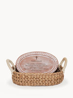 Load image into Gallery viewer, Personalized Bread Warmer &amp; Basket - Bible Oval
