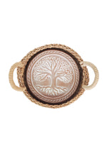 Load image into Gallery viewer, Bread Warmer &amp; Basket - Tree of Life Round
