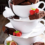 Load image into Gallery viewer, White 3 Oz | 100 Ml Coffee Cup &amp; Saucer
