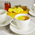 Load image into Gallery viewer, White 6 Oz | 180 Ml Tea Cup &amp; Saucer
