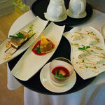 Load image into Gallery viewer, Flat Porcelain White Dish With Handles 12&quot; inch | 31 Cm
