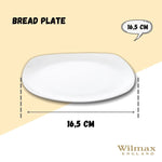 Load image into Gallery viewer, White Bread Plate 6.5&quot; inch X 6.5&quot; inch | 16.5 X 16.5 Cm
