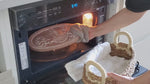 Load image into Gallery viewer, Bread Warmer &amp; Basket - Bird Round
