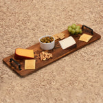 Load image into Gallery viewer, Acacia Serving Trays with Metal Handles
