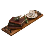 Load image into Gallery viewer, Acacia Serving Trays with Metal Handles
