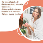 Load image into Gallery viewer, Himalayan Pink Salt Bath Ball by Pride of India – Easily Soluble – Good for Refreshing &amp; Hydrating Bath – Mineral Rich Spa Ritual – Easy to Use - Ideal Gift for Any Occasion
