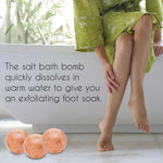 Load image into Gallery viewer, Himalayan Pink Salt Bath Ball by Pride of India – Easily Soluble – Good for Refreshing &amp; Hydrating Bath – Mineral Rich Spa Ritual – Easy to Use - Ideal Gift for Any Occasion
