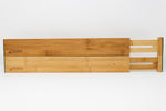 Load image into Gallery viewer, Bamboo Adjustable Spring-Loaded, Stackable Drawer Divider Organizers
