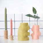 Load image into Gallery viewer, Fluxo Ceramic Vase -  Large Pistachio Green
