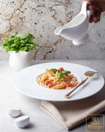 Load image into Gallery viewer, White Deep Plate 11&quot; inch | 28 Cm 9 Fl Oz | 280 Ml
