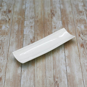 White Celery Tray / Dish 11" inch X 3" inch | 28 X 8 Cm