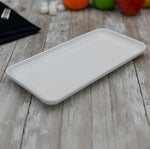 Load image into Gallery viewer, White Rectangle Dish 10&quot; inch X 5&quot; inch | 26 X 13 Cm
