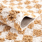 Load image into Gallery viewer, Kieu Yellow &amp; White Checkered Area Rug
