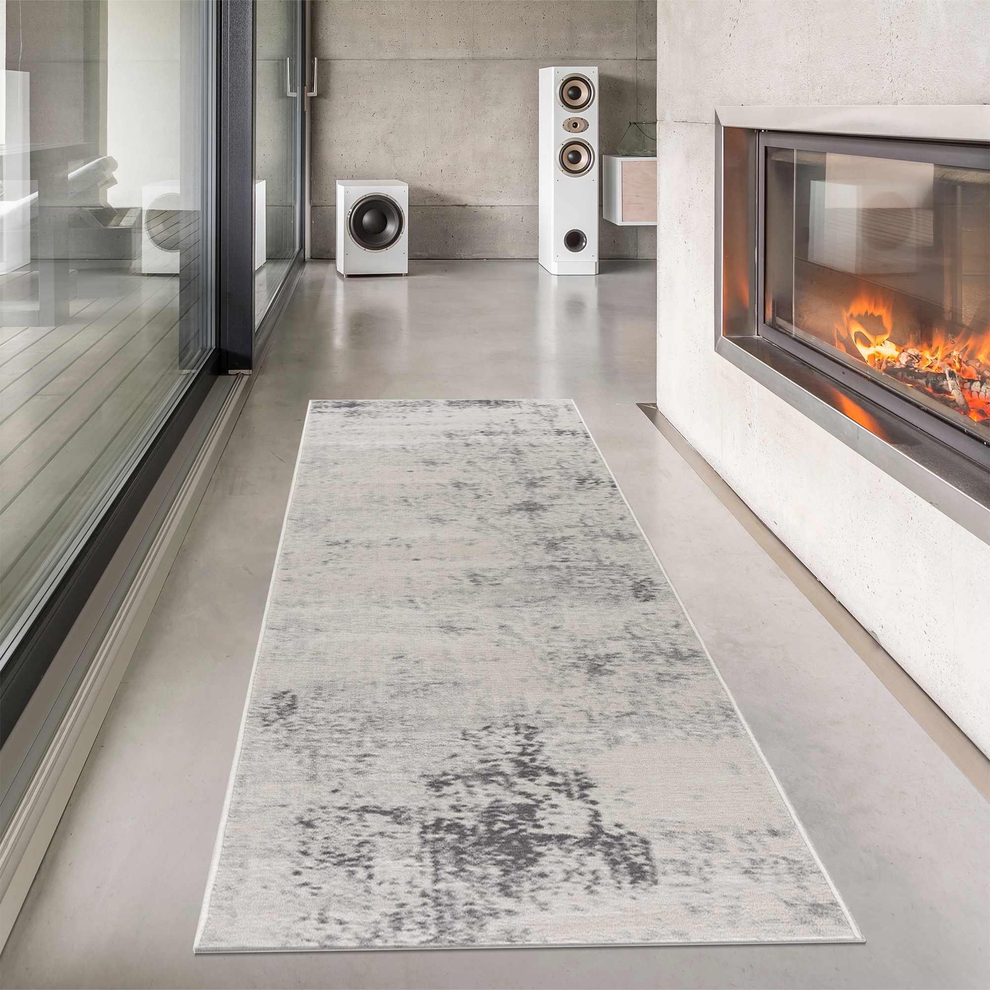 Tigrima Gray & Ivory 2321 Area Rug - Clearance