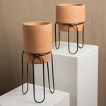 Load image into Gallery viewer, Jaro Medium Terracotta Planter
