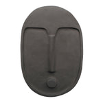 Load image into Gallery viewer, Ceramic Decorative Wall Mask - Anthracite Grey
