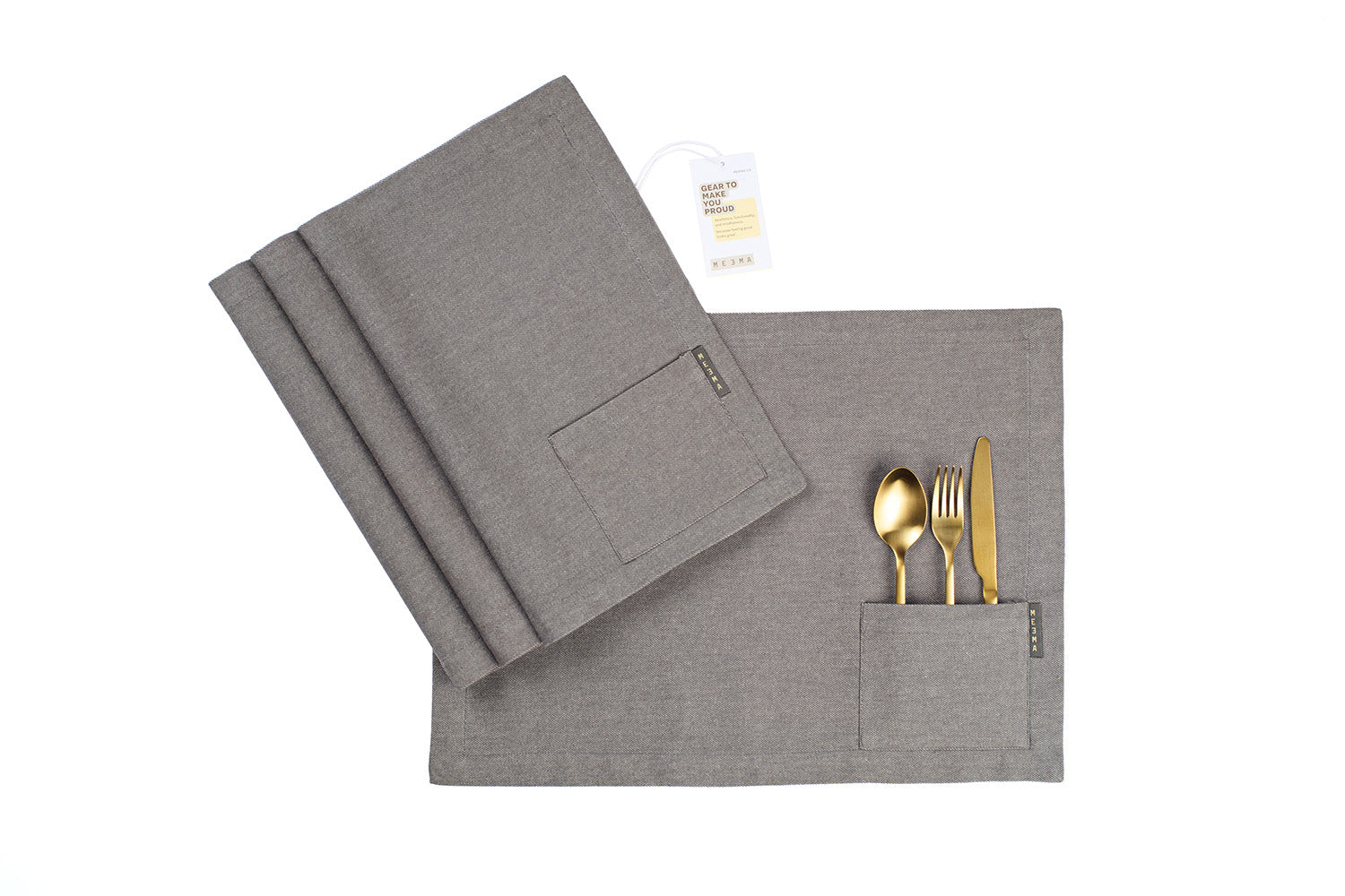 Cotton Cloth Placemats, Set of 4