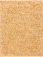 Load image into Gallery viewer, Faina Solid Gold Shag Rug Washable
