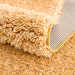 Load image into Gallery viewer, Faina Solid Gold Shag Rug Washable
