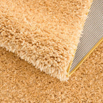 Load image into Gallery viewer, Faina Solid Gold Shag Rug Washable
