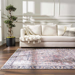Load image into Gallery viewer, Peach Holi-2305 Washable Area Rug
