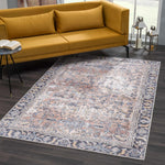 Load image into Gallery viewer, Peach Holi-2305 Washable Area Rug
