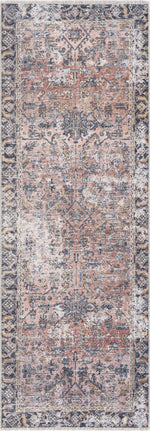 Load image into Gallery viewer, Peach Holi-2305 Washable Area Rug
