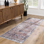 Load image into Gallery viewer, Peach Holi-2305 Washable Area Rug
