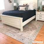 Load image into Gallery viewer, Light Olive Baloy Vintage Washable Area Rug
