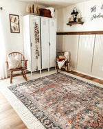 Load image into Gallery viewer, Peach Holi-2305 Washable Area Rug
