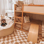 Load image into Gallery viewer, Kieu Yellow &amp; White Checkered Area Rug
