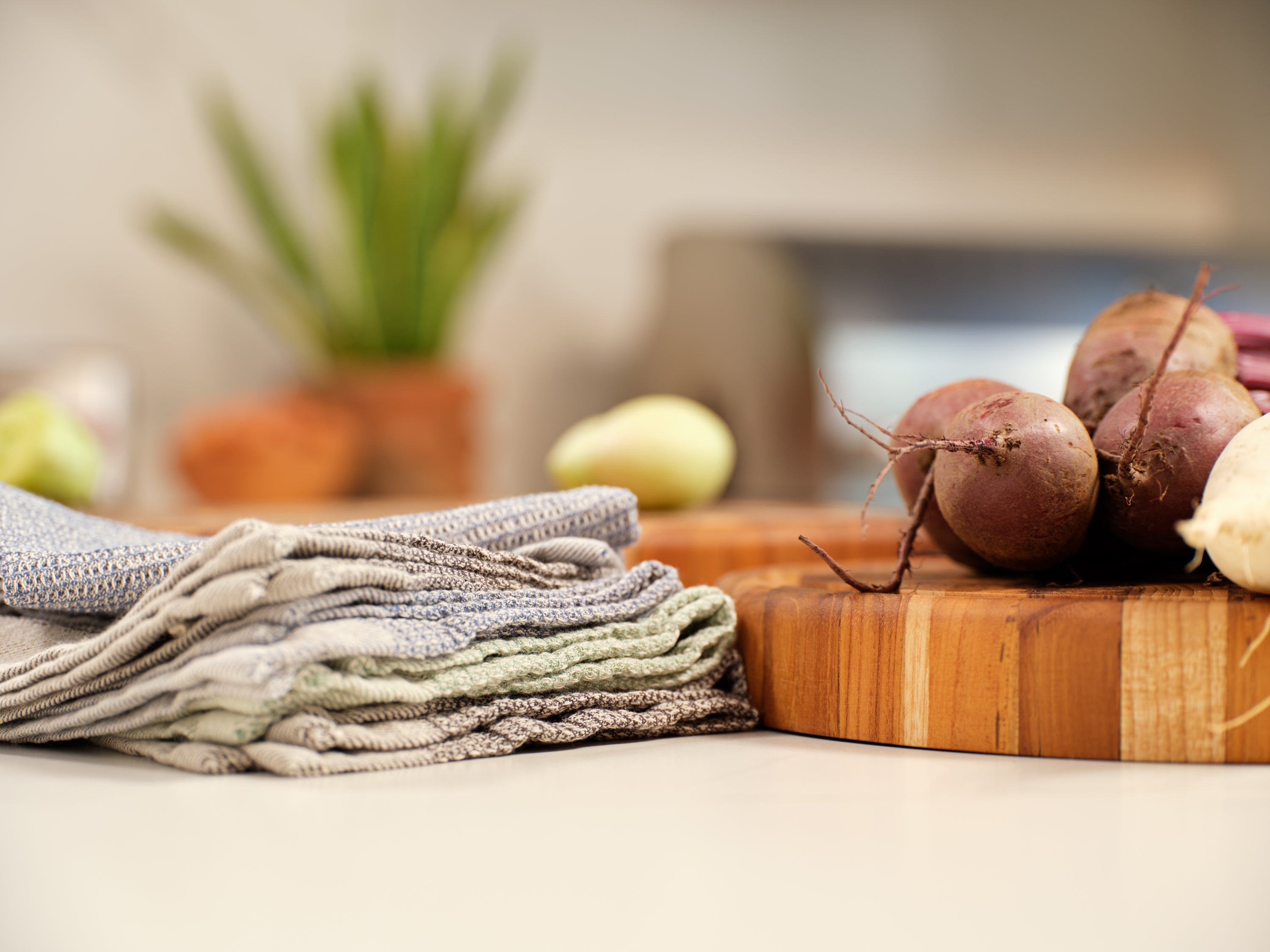 Waffle Weave Wash Cloths - Set of 8