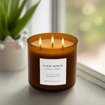 Load image into Gallery viewer, Midnight Garden (Lavender + Rosemary + Geranium) - Signature 3-Wick Candle
