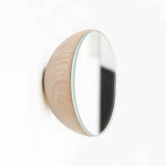 Load image into Gallery viewer, Round Beech Wood Wall Mounted Mirror Coat Hook
