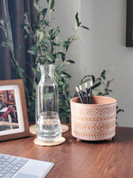 Load image into Gallery viewer, Hand Etched Terracotta Pot - Small
