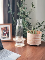 Load image into Gallery viewer, Hand Etched Terracotta Pot - Small
