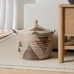 Load image into Gallery viewer, Low Storage Basket Graphic Print - Black and White
