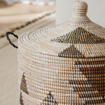 Load image into Gallery viewer, Low Storage Basket Graphic Print - Black and White
