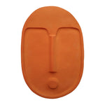 Load image into Gallery viewer, Ceramic Decorative Wall Mask - Terracotta Orange
