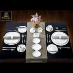 Load image into Gallery viewer, White Divided Sauce Dish 14.5&quot; inch | 37 Cm
