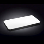 Load image into Gallery viewer, White Rectangle Flat Platter 12&quot; inch X 6.5&quot; inch | 30 X 16 Cm
