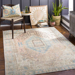 Load image into Gallery viewer, Light Olive Baloy Vintage Washable Area Rug
