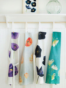 Apron: Black Hellebore on Snow