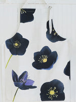 Load image into Gallery viewer, Apron: Black Hellebore on Snow
