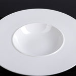 Load image into Gallery viewer, White Deep Plate 11&quot; inch | 28 Cm 9 Fl Oz | 280 Ml
