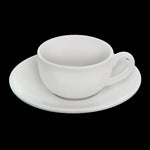Load image into Gallery viewer, White 3 Oz | 100 Ml Coffee Cup &amp; Saucer

