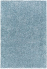 Load image into Gallery viewer, Heavenly Solid Blue Plush Rug
