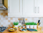 Load image into Gallery viewer, Bamboo Magnetic Knife Strip Holder - For Knives, Utensils, Cutlery, Scissors, and Tools - Ideal Wall Mount Space Savers for Kitchen Organization
